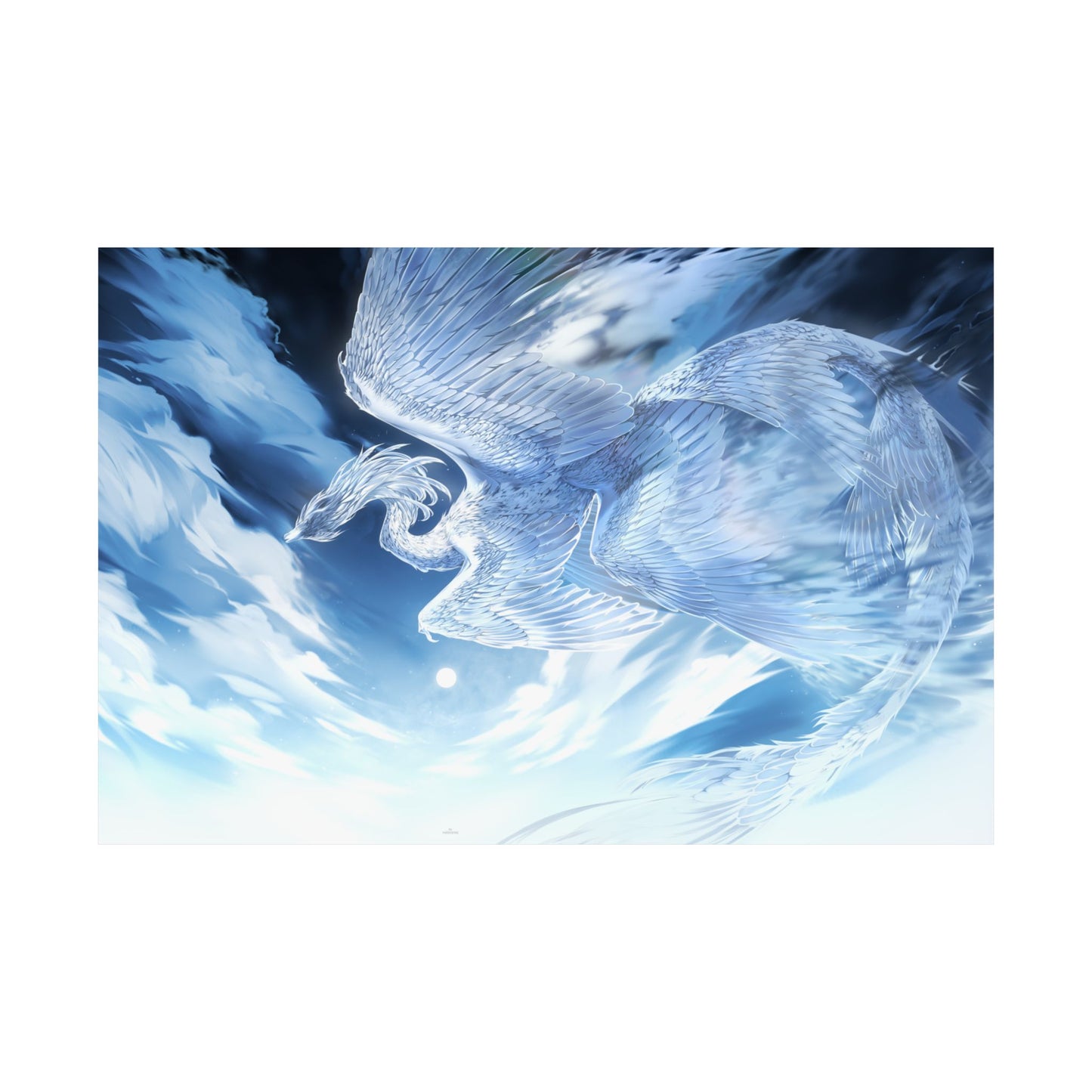 Nyrithia, Dragon Goddess of the Sky - Realms of Mystreal Matte Horizontal Posters