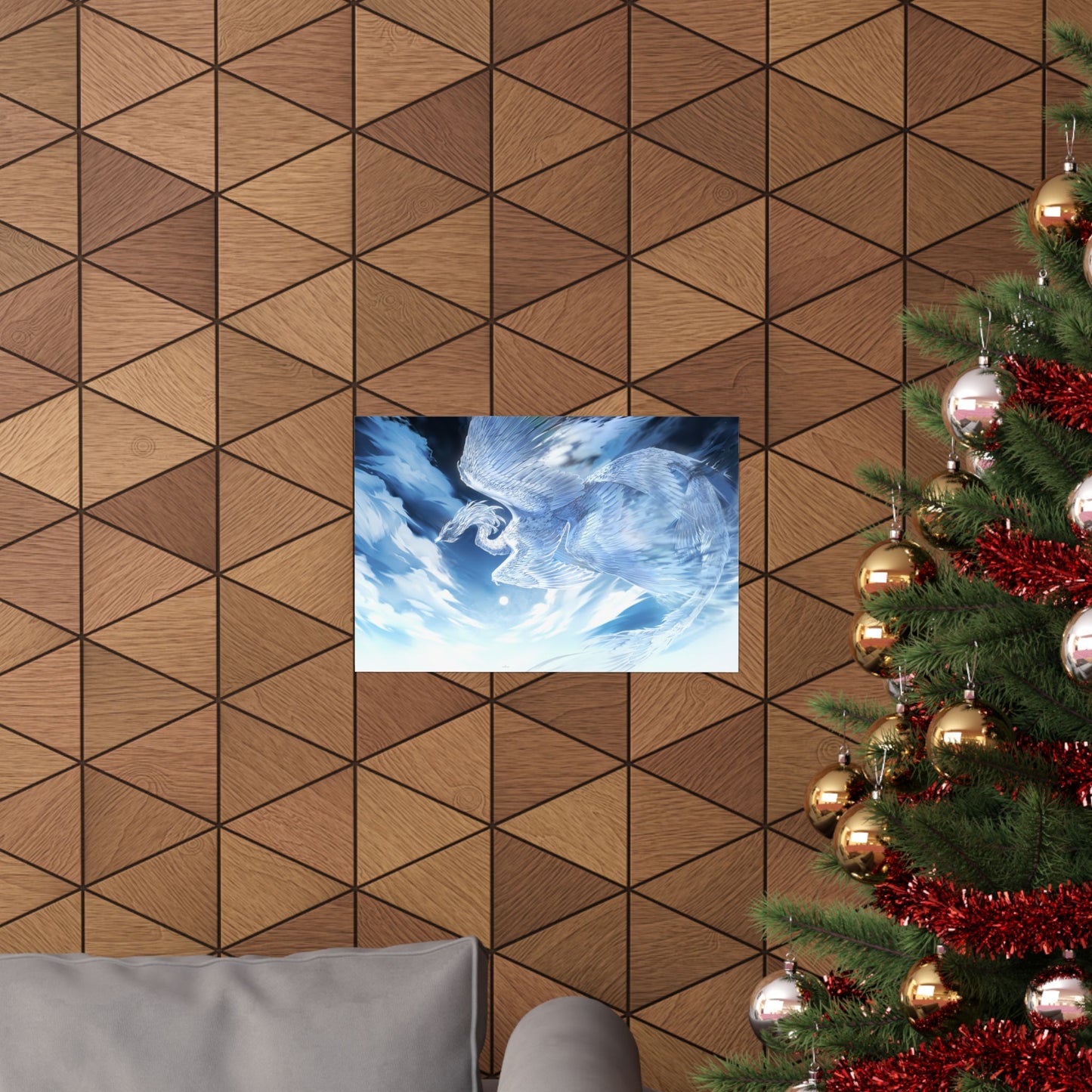 Nyrithia, Dragon Goddess of the Sky - Realms of Mystreal Matte Horizontal Posters