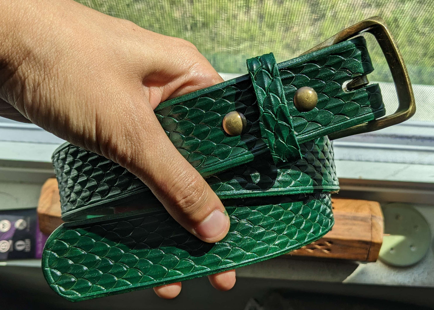 Custom Leather Belt