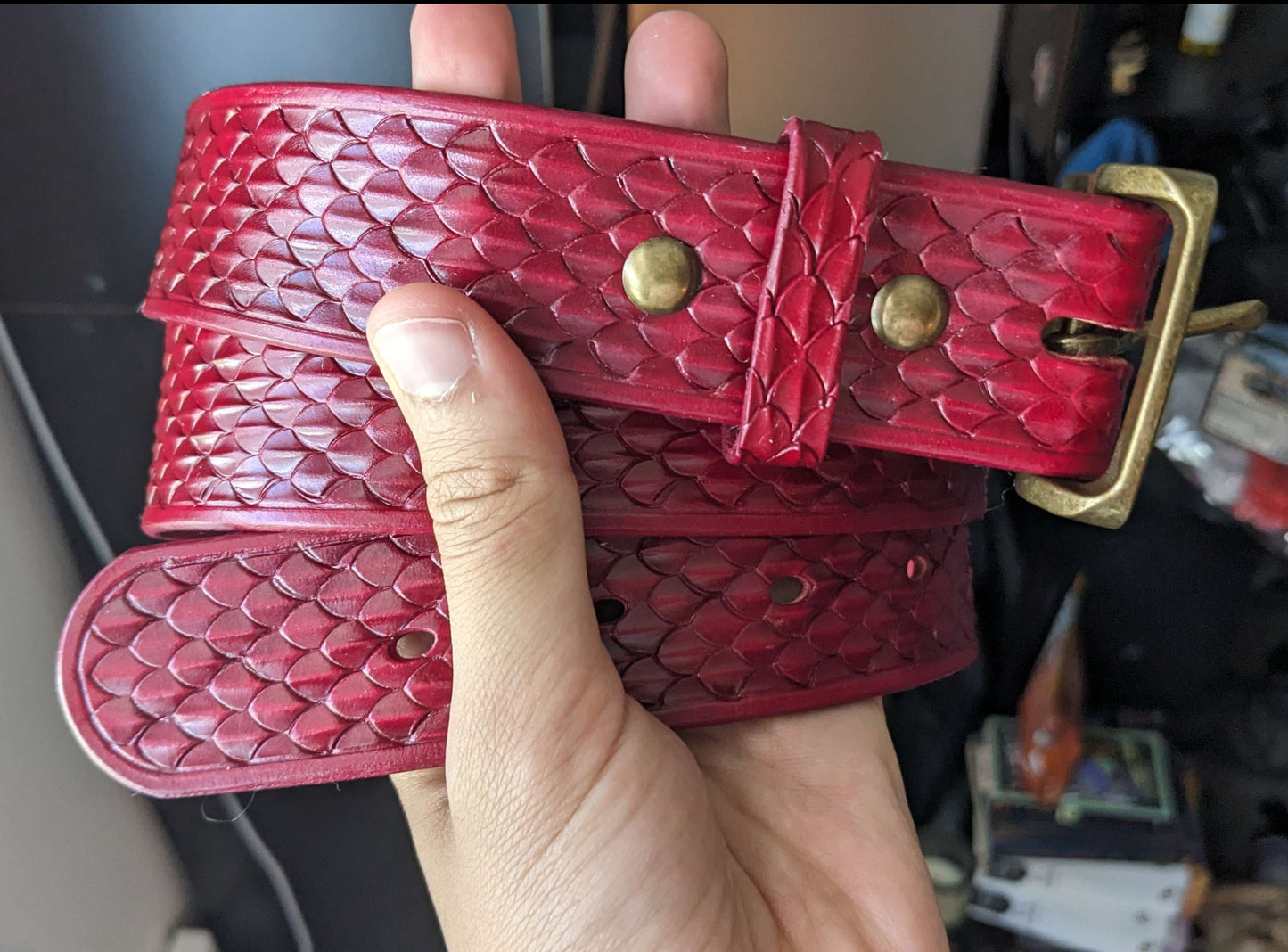 Custom Leather Belt