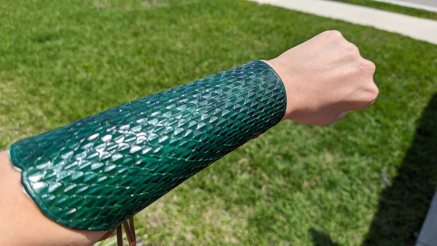Custom Leather Bracers
