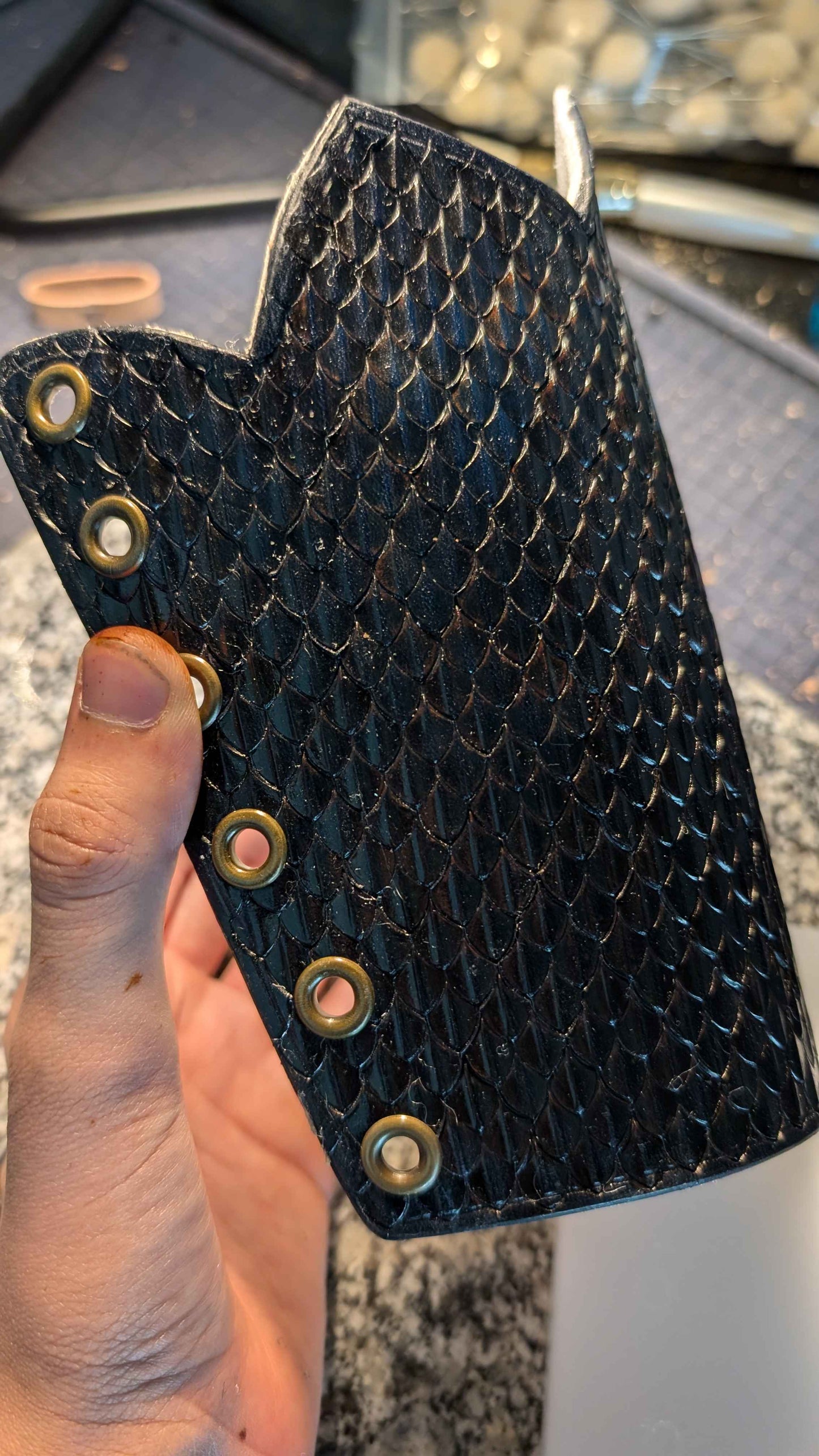 Custom Leather Bracers