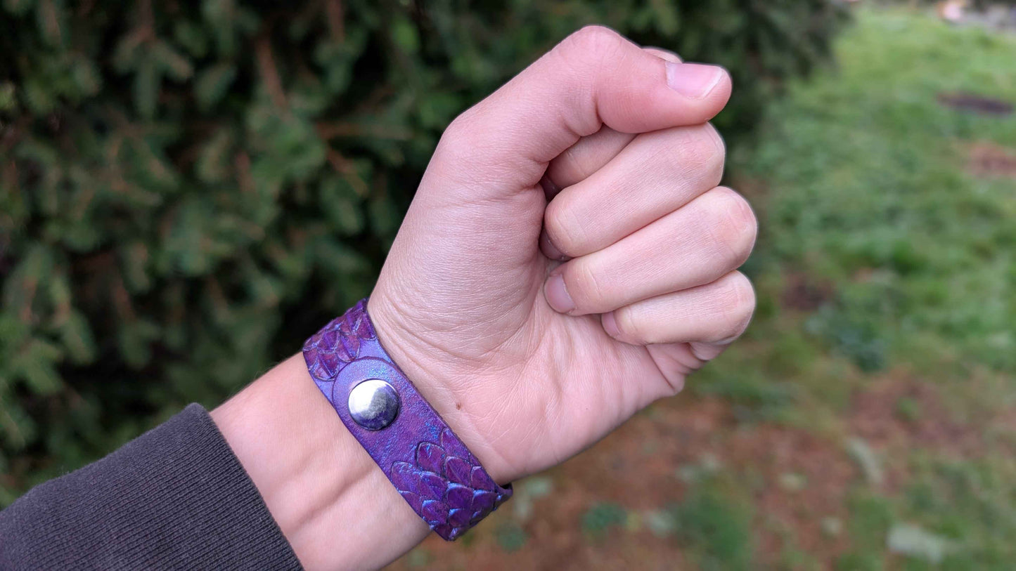 Custom Leather Bracelet